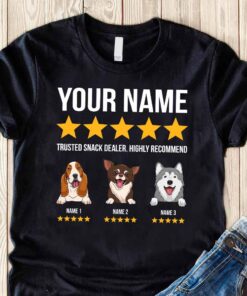 Trusted Snack Dealer - Dog Personalized T-shirt And Hoodie
