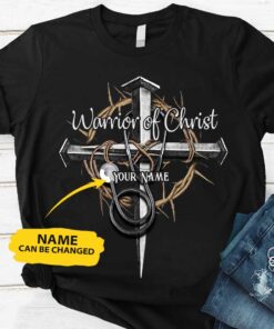 Warrior Of Christ - Nurse Personalized T-shirt and Hoodie