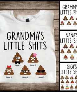 Grandma's Little Cuties - Personalized Mother's Day Grandma T-shirt and Hoodie