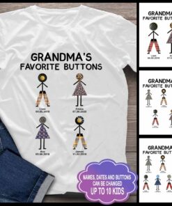 Favorite Buttons - Sewing Personalized T-shirt and Hoodie