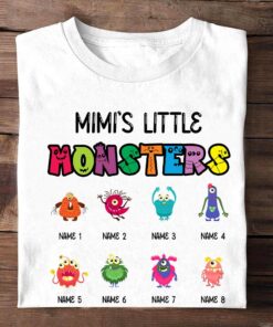 Granma Lil Monsters - Personalized Mother's Day Grandma T-shirt and Hoodie