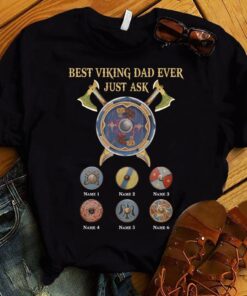 Best Viking Dad Ever - Viking Personalized T-shirt and Hoodie