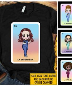 La Enfermera - Nurse Personalized T-shirt And Hoodie