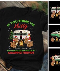 If You Think I'm Nutty You Should See The Rest Of My Camping Friends - Christmas Personalized T-shirt and Hoodie