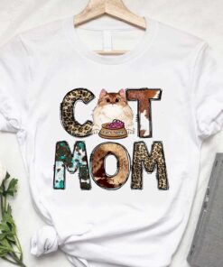 Cat Mom - Personalized Mother's Day Father's Day T-shirt and Hoodie