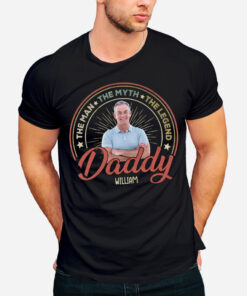 The Man The Myth The Legend - Gift for dad, grandpa - Personalized T-shirt And Hoodie