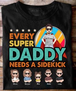 Super Dad Super Hero - Gift for dad, grandpa, uncle, brother - Personalized T-shirt And Hoodie