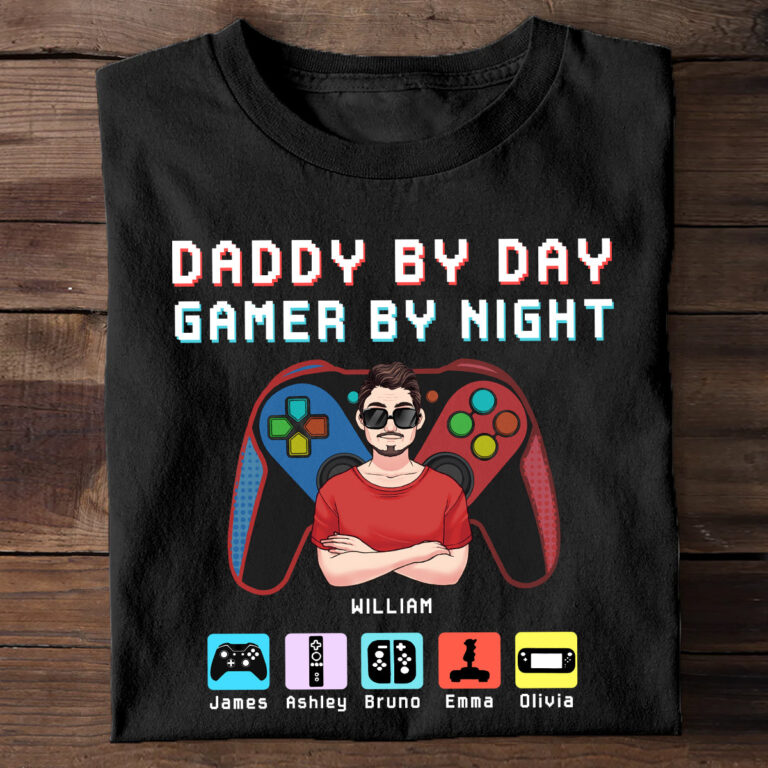 Dad?s Spot Don?t Get Too Comfortable For Gamer Dad - Personalized Video Game T-shirt and Hoodie