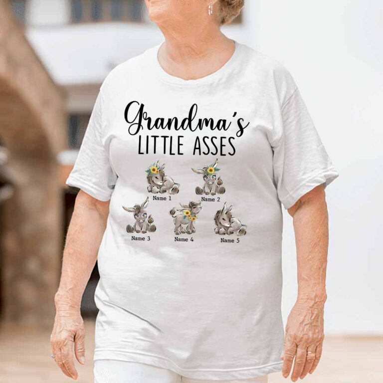Grandma's Little Cuties - Personalized Mother's Day Grandma T-shirt and Hoodie