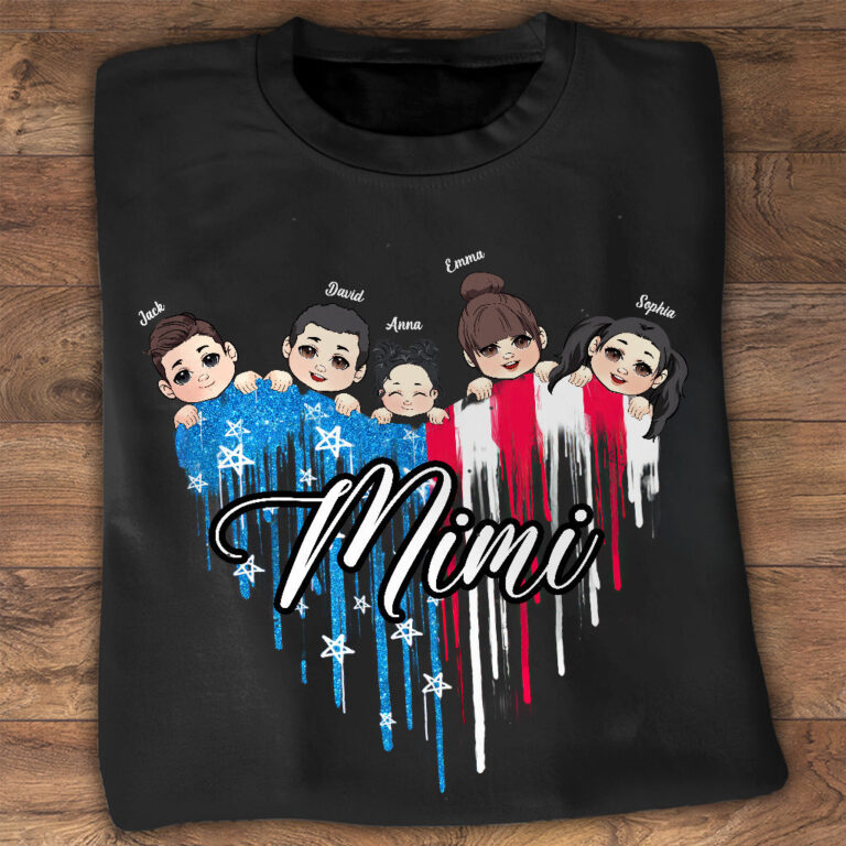 Best Grandma Ever - Gift for grandma, mom, dad, grandpa, aunt, uncle - Personalized T-shirt And Hoodie