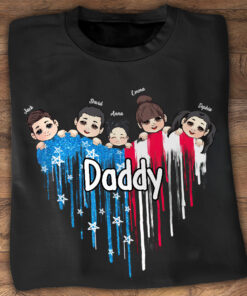 Best Dad Ever - Personalized Father T-shirt and Hoodie