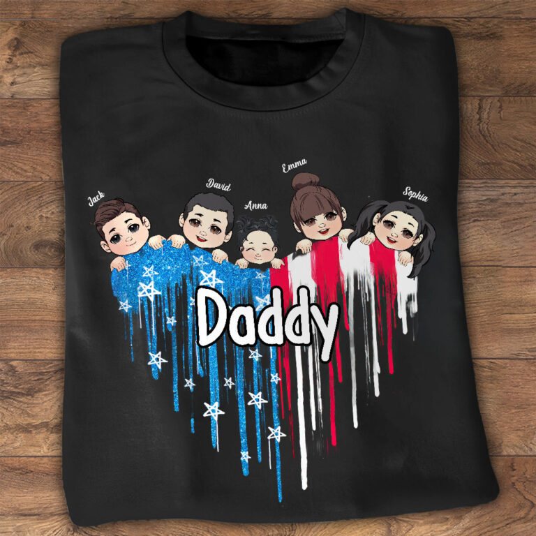 Best Dad Ever - Personalized Father T-shirt and Hoodie