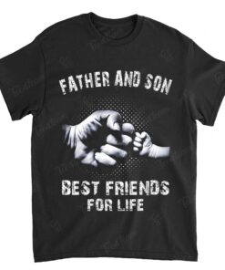 Father and Son Best Friends Fist Bump Father's Day