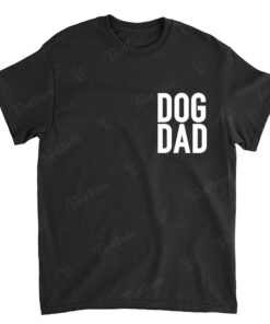 Mens Dog Dad Chest Pocket Mens Dog Lover