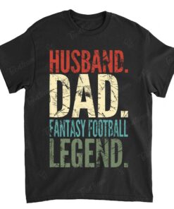 Mens Husband Dad Fantasy Football LEGEND