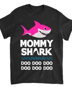 Mommy Shark T-Shirt Doo Doo Daddy Baby Grandma