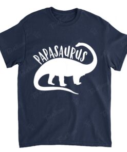 Papasaurus Dino Shirt For Dad Fathers Day Dinosaur Gift Papa