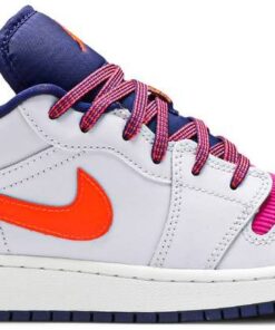 Air Jordan 1 Low GS 'Fire Pink Hyper Crimson' 554723-502