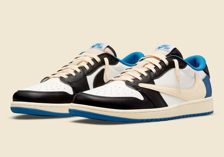 Fragment Design x Travis Scott x Air Jordan 1 Retro Low DM7866-140 - Image 9