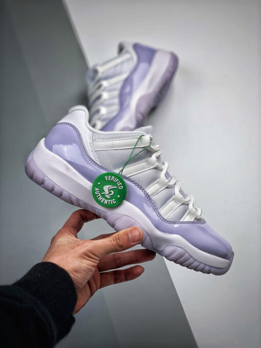 Air Jordan 11 Low White/Pure Violet AH7860-101 - Image 2