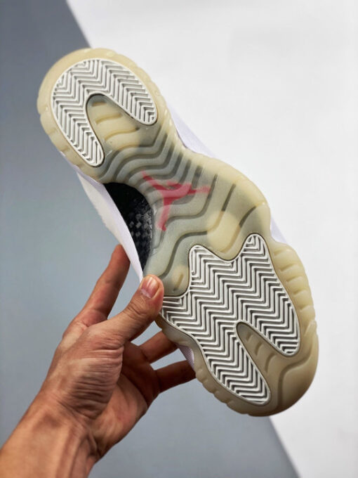Air Jordan 11 Platinum Tint/Sail-University Red - Image 7