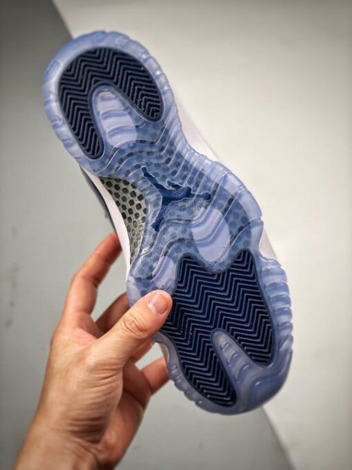 Air Jordan 11 Low ” Georgetown” Grey Mist/White-Midnight Navy - Image 8