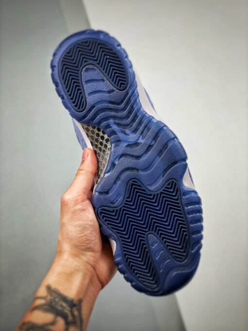 Air Jordan 11 Velvet Midnight Navy/Metallic Silver-White AR0715-441 - Image 7