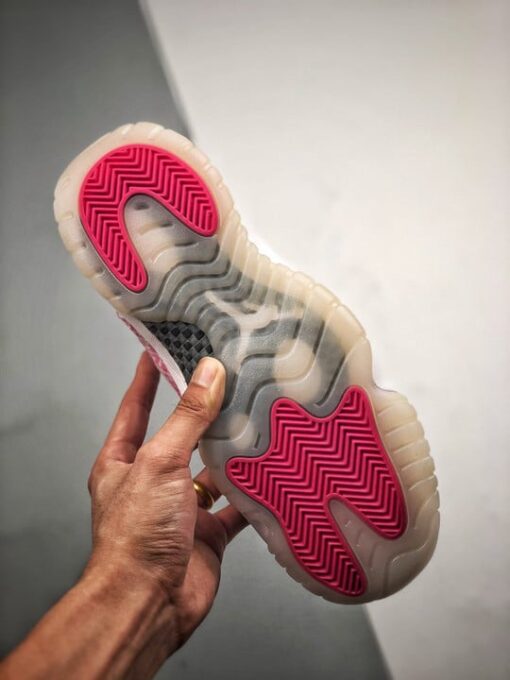 Air Jordan 11 Low WMNS ” Pink Snakeskin” White/Watermelon-Black - Image 4