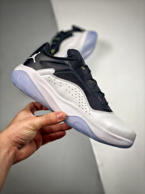 Air Jordan 11 CMFT Low White/Black-Ghost Green-Metallic Silver - Image 2