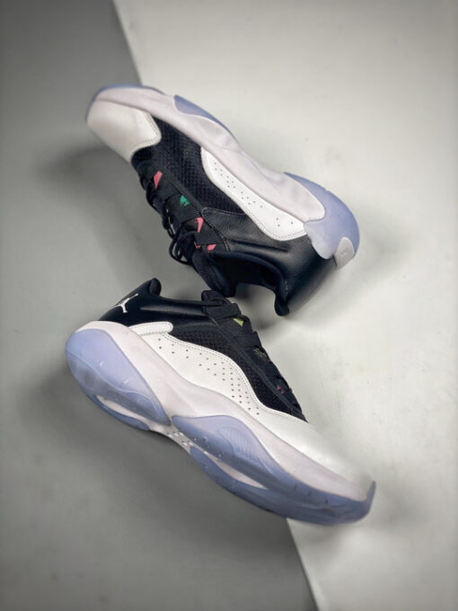 Air Jordan 11 CMFT Low White/Black-Ghost Green-Metallic Silver - Image 4