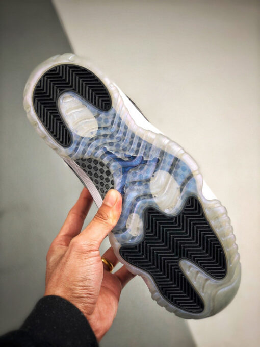 Air Jordan 11 Low ” Easter” White/Emerald Rise-Black 528895-145 - Image 8