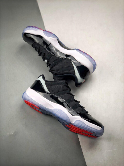 Air Jordan 11 Retro Low Black Infrared 23 - Image 2