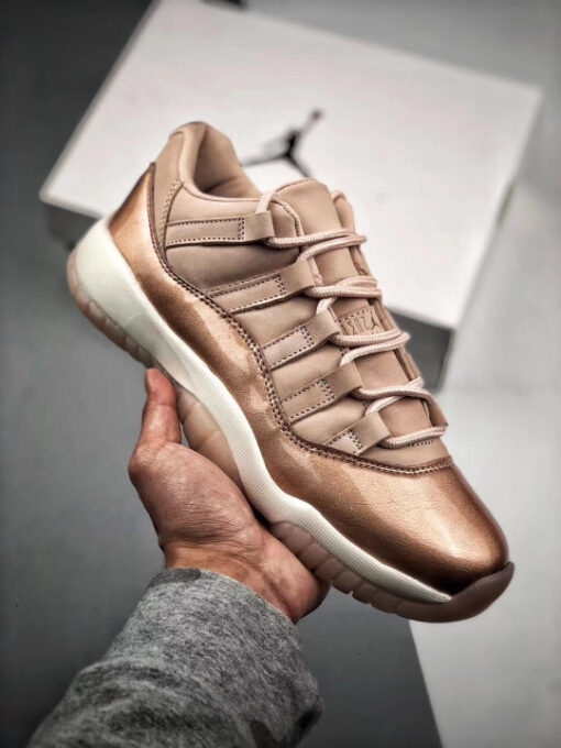 Air Jordan 11 Low WMNS ” Rose Gold” AH7860-105 - Image 2
