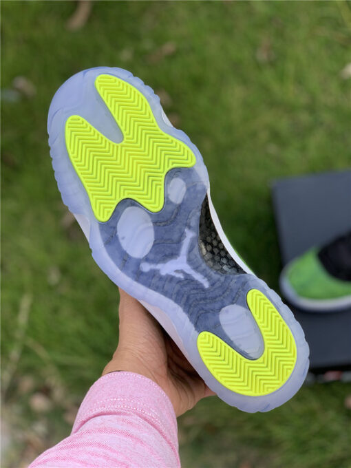 Air Jordan 11 Retro Low Black/Nightshade-White-Volt Ice - Image 4