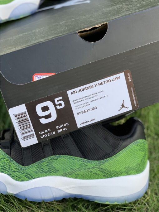 Air Jordan 11 Retro Low Black/Nightshade-White-Volt Ice - Image 5