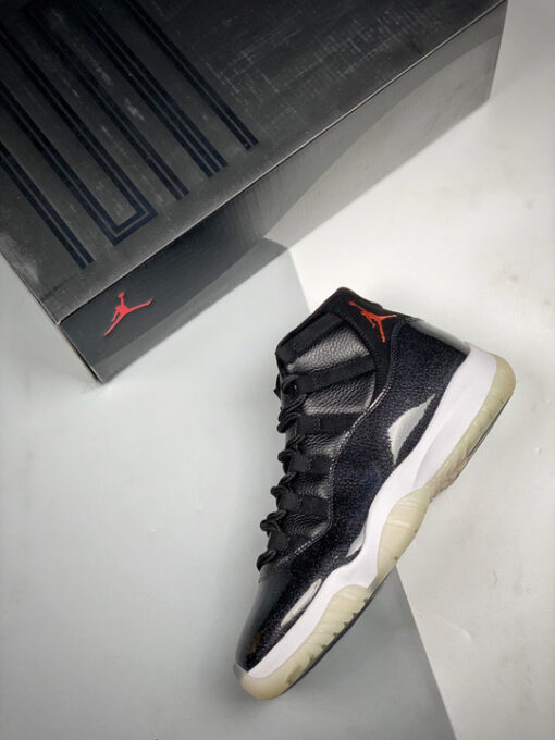 Air Jordan 11 Retro “72-10” Black/Gym Red-White 378037-002 - Image 3