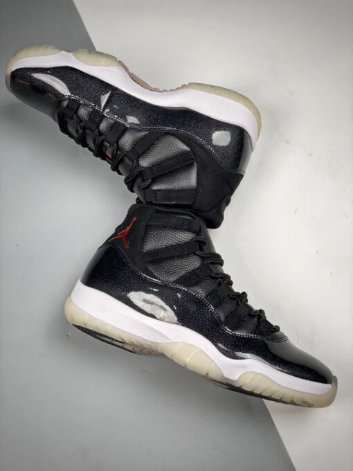 Air Jordan 11 Retro “72-10” Black/Gym Red-White 378037-002 - Image 4