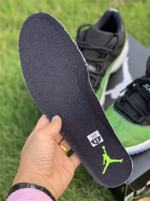 Air Jordan 11 Retro Low Black/Nightshade-White-Volt Ice - Image 6