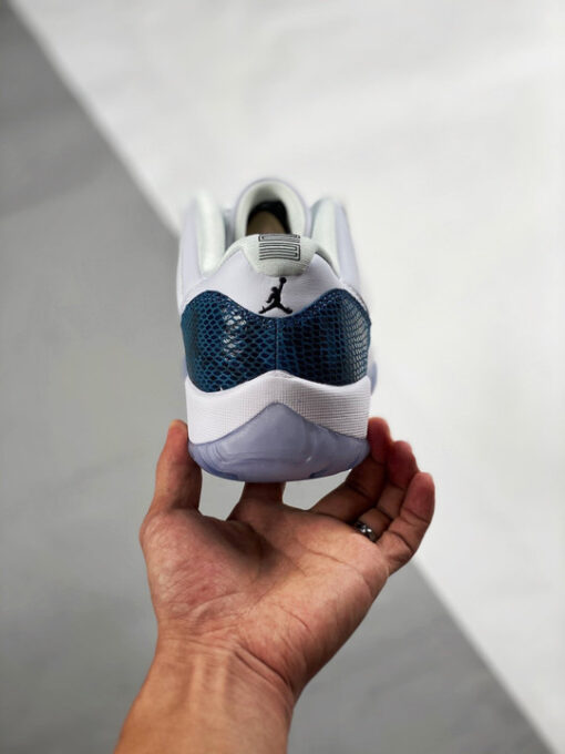 Air Jordan 11 Low ” Navy Blue Snakeskin” CD6846-102 - Image 8