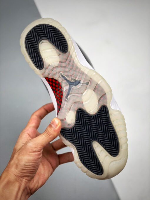 Air Jordan 11 Retro “72-10” Black/Gym Red-White 378037-002 - Image 7