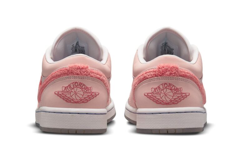 Air Jordan 1 Low White Pink Grey Shoes DM5443-666 - Image 6