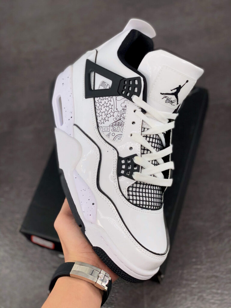 Air Jordan 4 ” DIY” White/Black-Volt DC4101-100