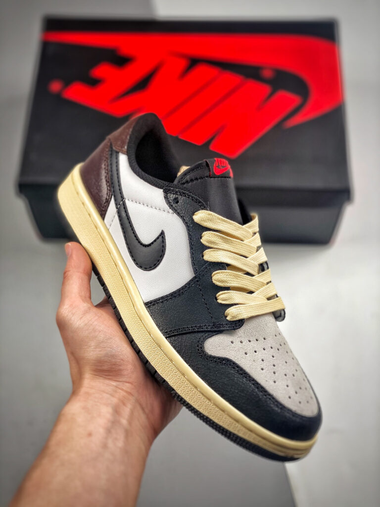 Air Jordan 1 Low OG Black White Chocolate