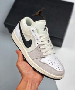Air Jordan 1 Low ” Astrograbber” White/Sail/Black