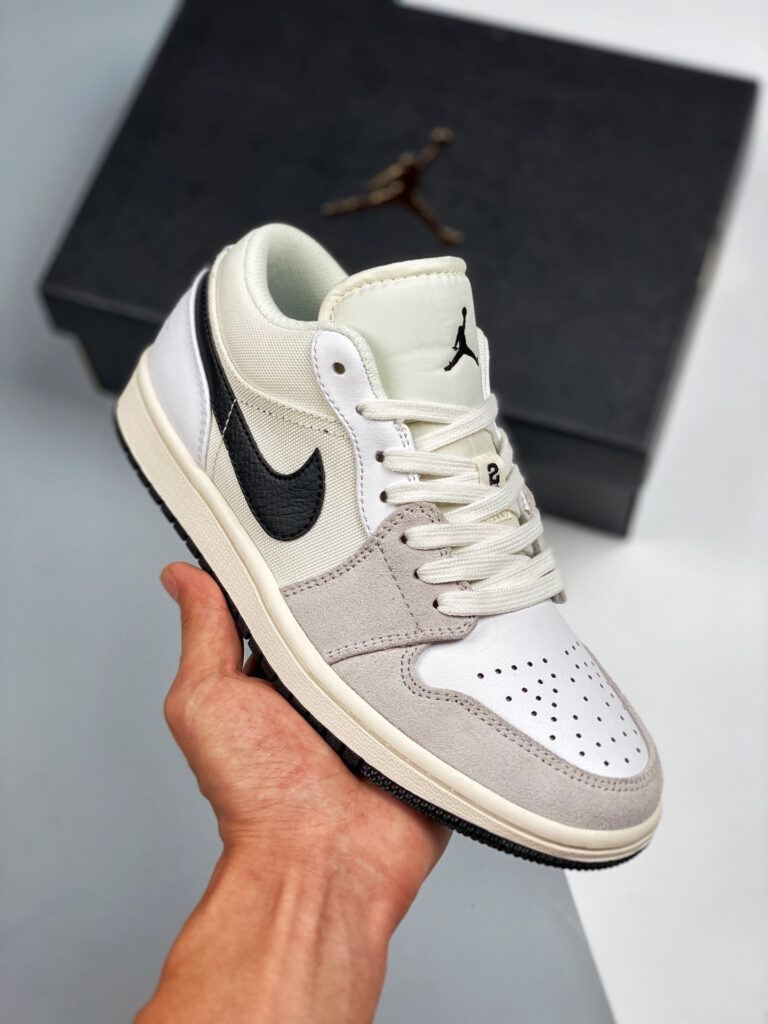 Air Jordan 1 Low ” Astrograbber” White/Sail/Black