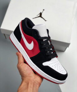 Air Jordan 1 Low ‘Chicago’ Black Red White DC0774-016