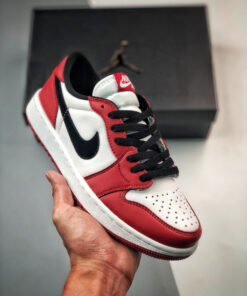 Air Jordan 1 Low Golf ” Chicago” Varsity Red/Black-White