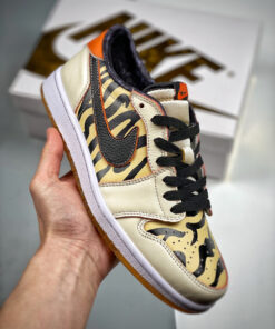 Air Jordan 1 Low OG ” Year of the Tiger” White/Black-Yellow DH6932-100