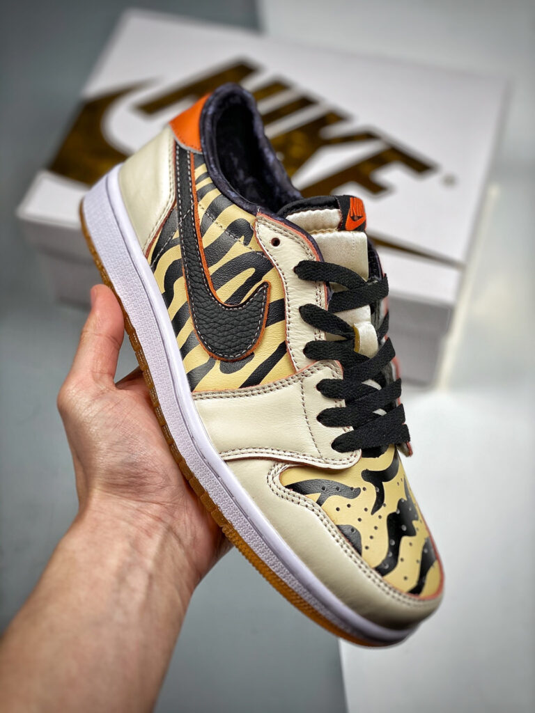 Air Jordan 1 Low OG ” Year of the Tiger” White/Black-Yellow DH6932-100