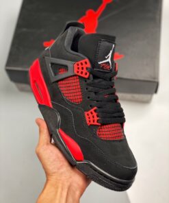 Air Jordan 4 ” Red Thunder” Black/White-Red CT8527-016